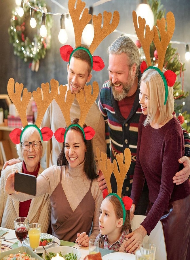 ماكس فن مجموعة ماكس فن المكونة من 36 قطعة من عصابات رأس على شكل قرون غزال الرنة، مثالية كهدية في حفلات عيد الميلاد للأطفال. - Image 5